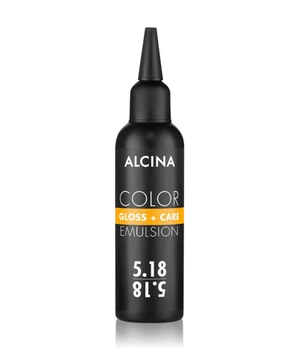 ALCINA Color Gloss+Care Emulsion 5.18 Hellbraun-Asch-Silber Haartönung · 100 ml
