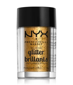NYX Professional Makeup Glitter Brilliants Face & Body Glitzer · 2.5 g · Hellbraun