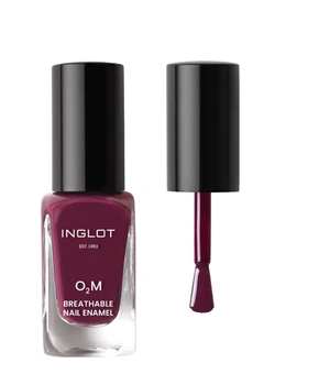 INGLOT O₂M Breathable Nail Enamel Nagellack · 11 ml · Dunkelrot