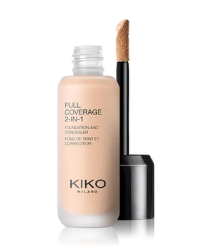KIKO Milano Full Coverage 2-in-1 Flüssige Foundation · 25 ml · Hellbraun