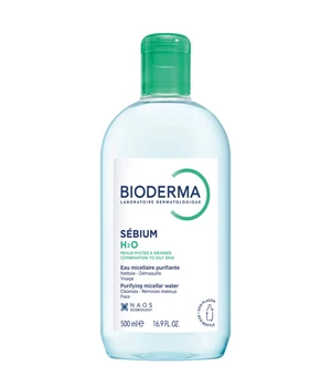 BIODERMA Sébium H2O - Anti-Unreinheiten Mizellenwasser für ölige und zu Akne neigende Haut, sanft klärend Make-up Entferner · 500 ml