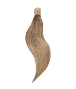 Rapunzel of Sweden Ponytail Straight / Clip-in / Medium Volume Brown Ash Blonde Balayage B5.1/7.3 40 cm Haarverlängerung · 80 g