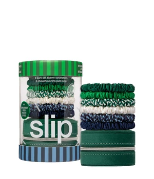 Slip Pure Silk Skinny Scrunchies with Complimentary Pouch - Hair On Point Haargummi · 6 Stk