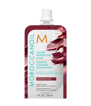 Moroccanoil Color Depositing Mask Bordeaux Farbmaske · 30 ml · Dunkelrot