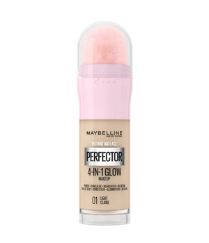 Maybelline Instant Age Rewind Perfector 4-in-1 Glow Flüssige Foundation · 20 ml · Nude
