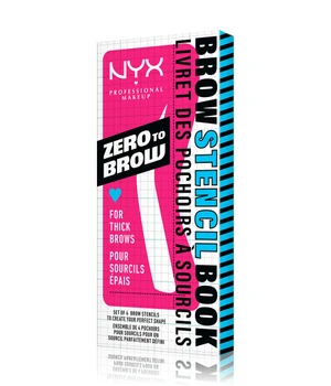 NYX Professional Makeup Zero To Brow Augenbrauenschablone · 1 Stk · Weiß
