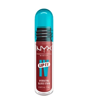 NYX Professional Makeup Lip I.V. Hydrating Gloss Stain Lipgloss · 5 ml · Dunkelrot