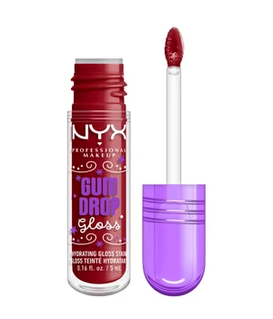 NYX Professional Makeup Gumdrop Lip I.V.Gloss Stain Lipgloss · 5 ml · Dunkelrot