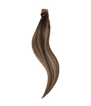 Rapunzel of Sweden Ponytail Straight / Clip-in / Light Volume Hazelnut Caramel Balayage B2.3/5.0 50 cm Haarverlängerung · 55 g