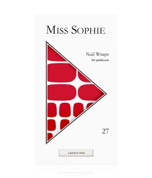 Miss Sophie Lipstick Red Pedicure Nagelfolie · 27 Stk · Rot