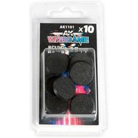 PLASTIC WARGAME BASES. ROUND BASE 25mm