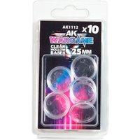 CLEAR HOLLOW BASE 25mm - 10 units
