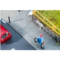 PREMIUM Straßenfolie Gepflasterter Bürgersteig – Ansicht 1