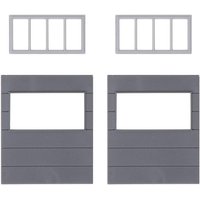 2 Wandelemente mit horizontalen Fenstern, Goldbeck – Ansicht 1