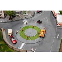 Kreisverkehr und Verkehrsinsel – Ansicht 1