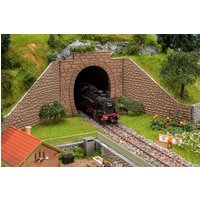 2 Tunnelportale, 1-gleisig – Ansicht 1