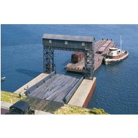 Eisenbahn-Barge