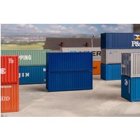 20´ Container, blau, 2er-Set