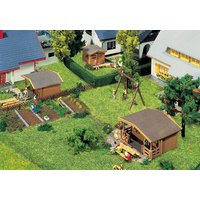 3 Gartenhäuser – Ansicht 1