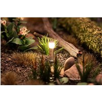 LED-Wegleuchte, silber, warmweiß, 3 Stück
