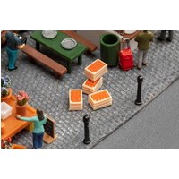 4 Marktkisten mit Gemüse – Ansicht 1