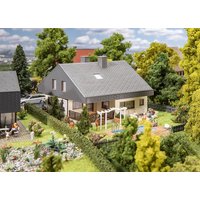 Bungalow mit Plattendach – Ansicht 1