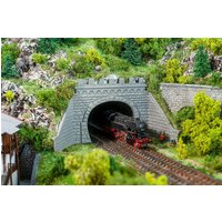 2 Tunnelportale, 2-gleisig – Ansicht 1