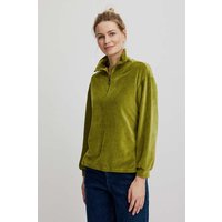 tranquillo Bio-Damen-Troyer aus Nicky Velours, golden cypress, Gr. M