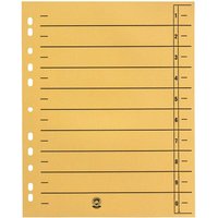50 Trennblätter gelb, 230 g/m²
