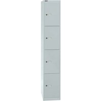 4 Fächerschrank lichtgrau 45