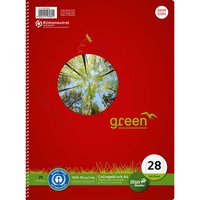 Staufen Collegeblock 'green' DIN A4 kariert, 160 Blatt, 70 g/m², Lineatur 28 – Ansicht 1
