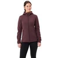 VAUDE Damen-Fleecejacke 'Idris' mit angeschnittener Kapuze, dark oak, Gr. 42 – Ansicht 1