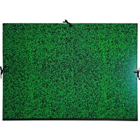 5 Exacompta Zeichenmappen mit Stoffband, 500 x 750 mm, grün