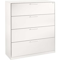 Hängeregistraturschrank "Pureness", Höhe 131 cm (BxT) 120 x 43,5, weiß – Ansicht 1