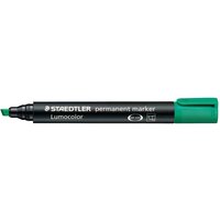 Staedtler Permanentmarker 'Lumocolor 350' grün mit Keilspitze – Ansicht 1