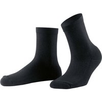 memo Bio-Funktionssocken, schwarz, Gr. 35-38