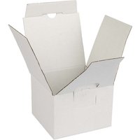 Einzelverpackung für Kaffeebecher weiß lose