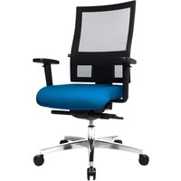 Topstar Bürodrehstuhl "Sitness 60" mit Armlehnen hellblau – Ansicht 1