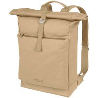 MELA Rolltop-Rucksack "AMAR" sand, 15 l + 6 l Volumen
