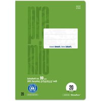 Staufen Doppelheft "premio" DIN A4, 90g/m², Lineatur 20
