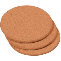 KESPER 3er-Pack Topfuntersetzer aus Kork, Ø 20 cm