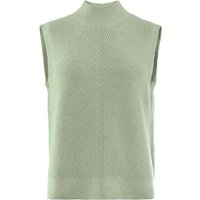 Living Crafts Bio-Damen-Pullunder 'Nira' mit Stehkragen, misty green, Gr. XL
