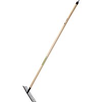 FREUND VICTORIA Gartenrechen mit Holzstiel 66344 – Ansicht 1