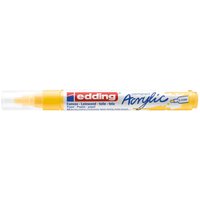 edding Acrylmarker "Acrylic 5100" Rundspitze mittel, gelb – Ansicht 1