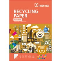 memo Schulheft A4 Nr. 25 liniert mit Rand