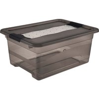 keeeper Kristallbox "Cornelia" 39,5 x 29,5 x 17,5 cm, 12 l, crystal grey transparent – Ansicht 1