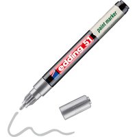 edding Lackmarker 51 wasserbasiert, silber