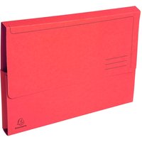 10 Exacompta Aktenmappen "Forever", 290 g/m², 24x32 cm für DIN A4, rot