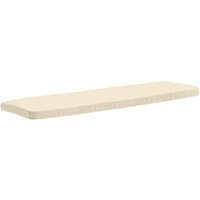Auflage für Gartenbank 'Cansa' 150 x 50 x 6 cm, Bezug aus Polyester, natur – Ansicht 1
