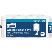 Tork Mehrzweck-Papierwischtücher mit Mini-Innenabrollung M1, 11 x 120 m, weiß